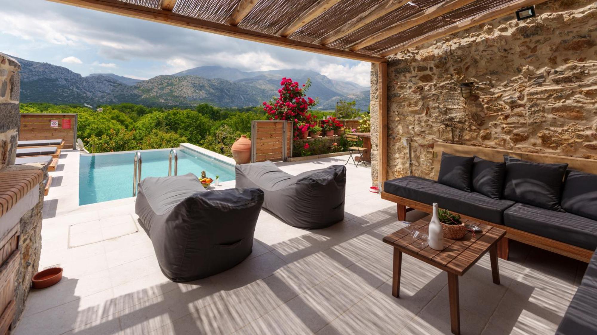 Lasithi Luxury Villa Mesa Lasithi Bagian luar foto